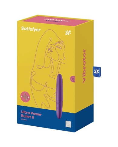 SATISFYER ULTRA POWER BULLET 6 BALA VIBRADORA MORADA SATISFYER ULTRA POWER BULLET 6 BALA VIBRADORA MORADA