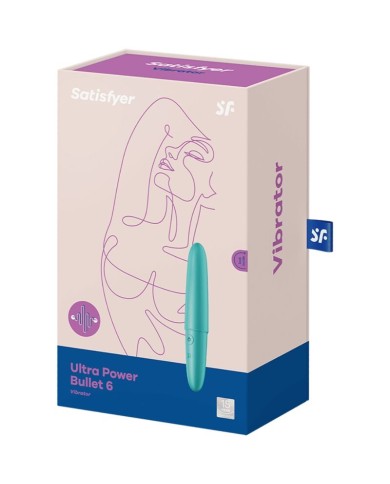 SATISFYER ULTRA POWER BULLET 6 BALA VIBRADORA TURQUESA SATISFYER ULTRA POWER BULLET 6 BALA VIBRADORA TURQUESA