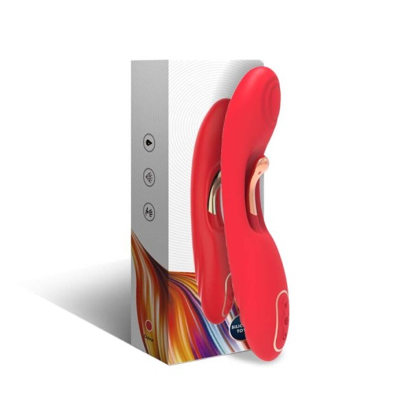 ARMONY VIBRADOR CON LENGUA OSCILANTE ROJO