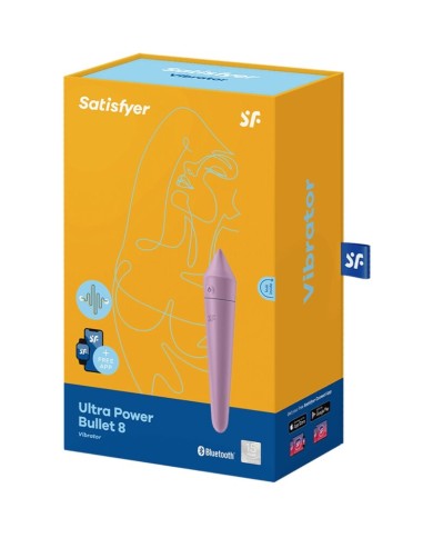 SATISFYER ULTRA POWER BULLET 8 BALA VIBRADORA LILA SATISFYER ULTRA POWER BULLET 8 BALA VIBRADORA LILA