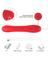 ARMONY VIBRADOR CON LENGUA OSCILANTE ROJO