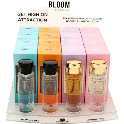 EYE OF LOVE BLOOM EXPOSITOR 4X7 PERFUMES 10 ML