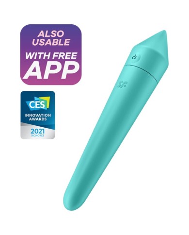SATISFYER ULTRA POWER BULLET 8 BALA VIBRADORA TURQUESA SATISFYER ULTRA POWER BULLET 8 BALA VIBRADORA TURQUESA