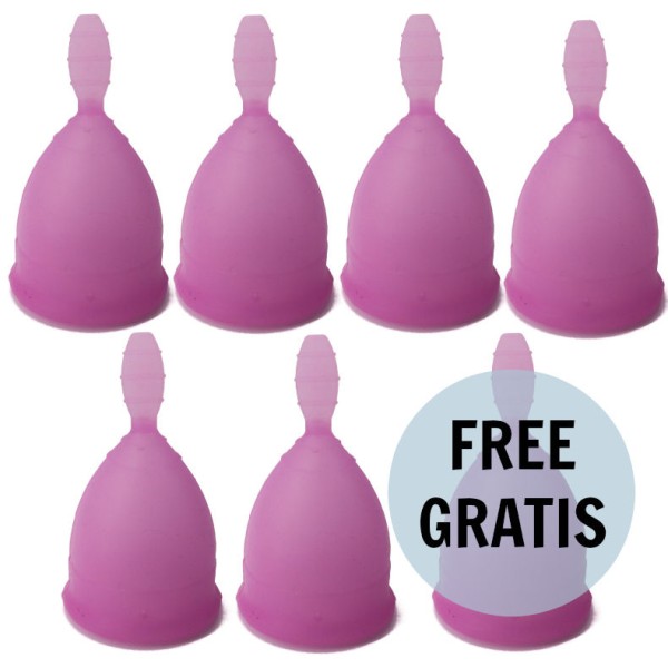 NINA KIKI COPA MENSTRUAL TALLA L LILA 6 1 GRATIS