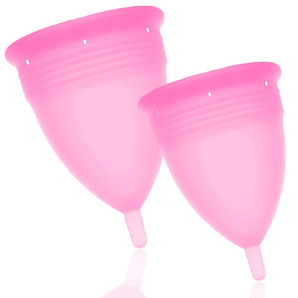 STERCUP PACK COPA MENSTRUAL SILICONA FDA TALLA S L ROSA