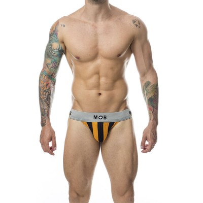 MOB JOCK CLASICO STRIPE NARANJA TALLA L