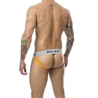 MOB JOCK CLASICO STRIPE NARANJA TALLA L