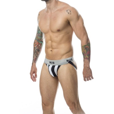 MOB JOCK CLASICO STRIPE BLANCO TALLA L