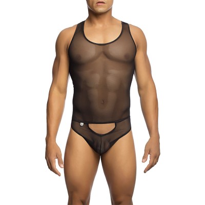 MOB BODYSHEER TRANSPARTE NEGRO TALLA L XL