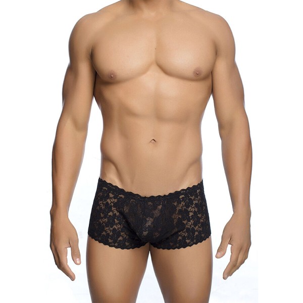MOB BOXER ENCAJE NEGRO TALLA L XL