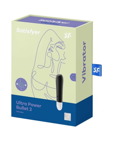SATISFYER ULTRA POWER BULLET 2 BALA VIBRADORA NEGRA SATISFYER ULTRA POWER BULLET 2 BALA VIBRADORA NEGRA
