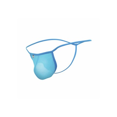 MOB TANGA TRANSPARENTE CON FORMA DE T AQUA TALLA L XL