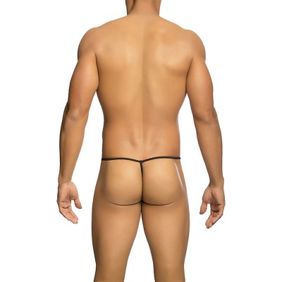 MOB TANGA TRANSPARENTE CON FORMA DE T NEGRO TALLA L XL