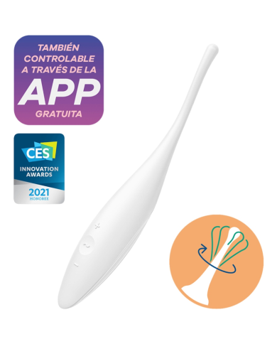 SATISFYER TWIRLING JOY ESTIMULADOR CLITORIS BLANCO SATISFYER TWIRLING JOY ESTIMULADOR CLITORIS BLANCO