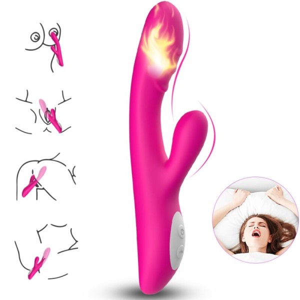 ARMONY SPARK VIBRADOR EFECTO CALOR FUCSIA