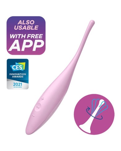 SATISFYER TWIRLING JOY ESTIMULADOR CLITORIS ROSA SATISFYER TWIRLING JOY ESTIMULADOR CLITORIS ROSA