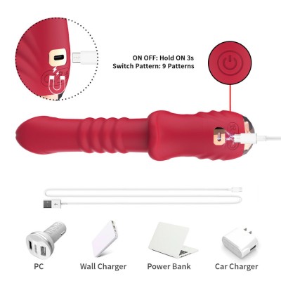 ARMONY DILDO VIBRADOR ESTIMULADOR PUNTO A ROJO