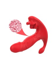 ARMONY VIBRADOR ANAL PANTY ESTIMULADOR PUNTO C Y G CONTROL REMOTO ROJO