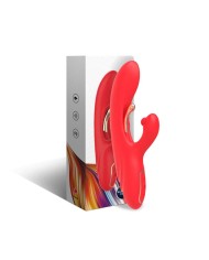 ARMONY VIBRADOR ESTIMULADOR PUNTO G Y CLITORIS CON LENGUA OSCILANTE ROJO