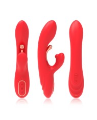 ARMONY VIBRADOR ESTIMULADOR PUNTO G Y CLITORIS CON LENGUA OSCILANTE ROJO