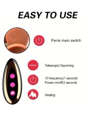 ARMONY DILDO REALISTICO VIBRADOR RECARGABLE