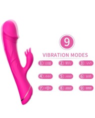 ARMONY DILDO VIBRADOR RABBIT SILICONA FUCSIA