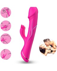 ARMONY DILDO VIBRADOR RABBIT SILICONA FUCSIA