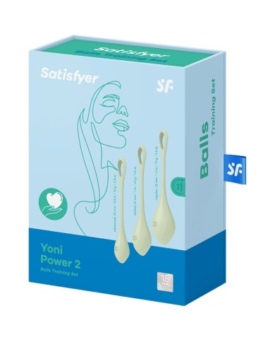 SATISFYER YONI POWER 2 KIT DE ENTRENAMIENTO VERDE SATISFYER YONI POWER 2 KIT DE ENTRENAMIENTO VERDE