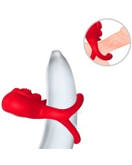 ARMONY ANILLO VIBRADOR CORAZON ROJO
