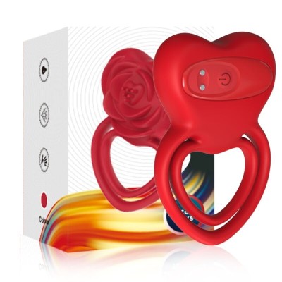 ARMONY ANILLO VIBRADOR CORAZON ROJO
