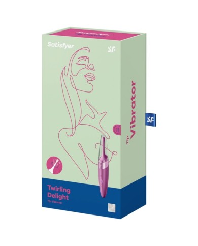 SATISFYER TWIRLING DELIGHT ESTIMULADOR CLITORIS MORADO SATISFYER TWIRLING DELIGHT ESTIMULADOR CLITORIS MORADO
