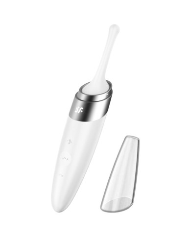 SATISFYER TWIRLING DELIGHT ESTIMULADOR CLITORIS BLANCO SATISFYER TWIRLING DELIGHT ESTIMULADOR CLITORIS BLANCO