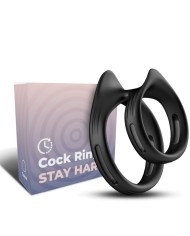 ARMONY DUALRING ANILLO DOBLE ELASTICO NEGRO