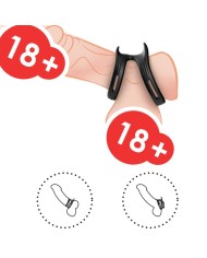 ARMONY DUALRING ANILLO DOBLE ELASTICO NEGRO