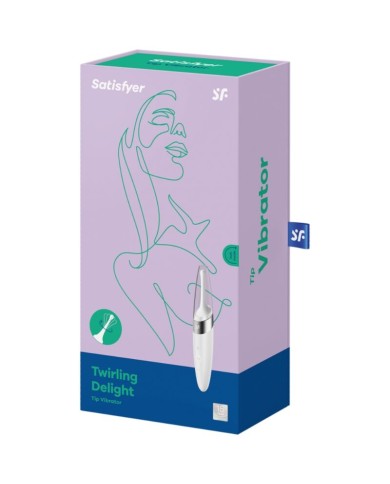 SATISFYER TWIRLING DELIGHT ESTIMULADOR CLITORIS BLANCO SATISFYER TWIRLING DELIGHT ESTIMULADOR CLITORIS BLANCO
