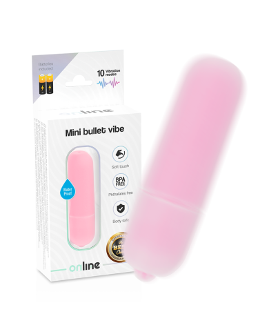 ONLINE MINI BALA VIBRADORA ROSA ONLINE MINI BALA VIBRADORA ROSA