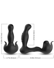 ARMONY SURROUND VIBRADOR ANAL ESTIMULADOR TESTICULOS CONTROL REMOTO NEGRO