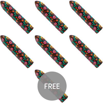 CUSTOM BULLETS BALA RECARGABLE SKULL 10 INTENSIDADES 6 1 GRATIS