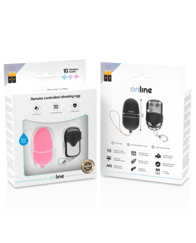 ONLINE HUEVO VIBRADOR CONTROL REMOTO M ROSA ONLINE HUEVO VIBRADOR CONTROL REMOTO M ROSA