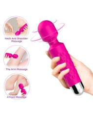 ARMONY POSTMAN MASAJEADOR VIBRADOR CABEZA FLEXIBLE FUCSIA