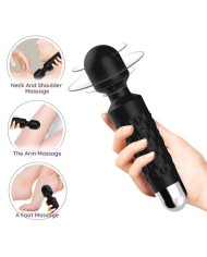 ARMONY POSTMAN MASAJEADOR VIBRADOR CABEZA FLEXIBLE NEGRO
