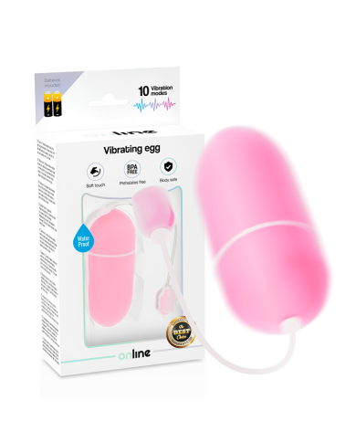 ONLINE HUEVO VIBRADOR WATERPROOF ROSA ONLINE HUEVO VIBRADOR WATERPROOF ROSA