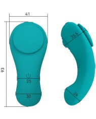 ARMONY PLEASURE PANTY VIBRADOR CONTROL REMOTO 3 VELOCIDADES VERDE