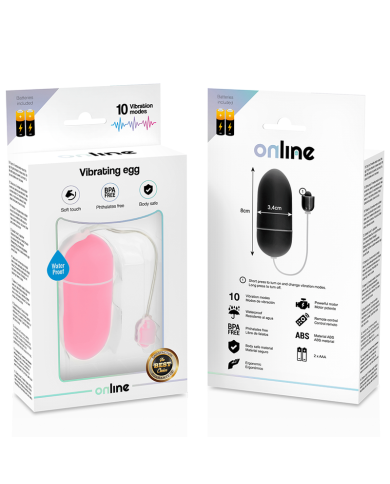 ONLINE HUEVO VIBRADOR WATERPROOF ROSA ONLINE HUEVO VIBRADOR WATERPROOF ROSA