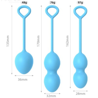 ARMONY ANABIOSIS PESAS VAGINALES 3 NIVELES AZUL