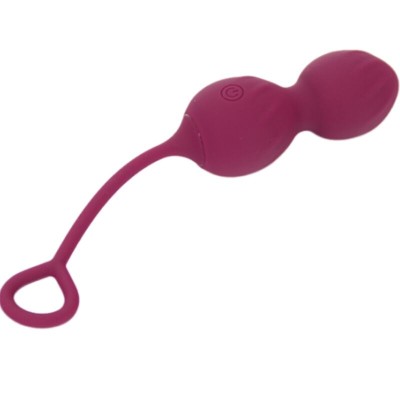 ARMONY BLOSSOMS PESAS VAGINALES VIBRADOR CONTROL REMOTO 10 VIBRACIONES ROJO OSCURO