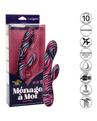 CALEXOTICS VIBRADOR MENAGE A MOI DUAL WAND CALEXOTICS VIBRADOR MENAGE A MOI DUAL WAND