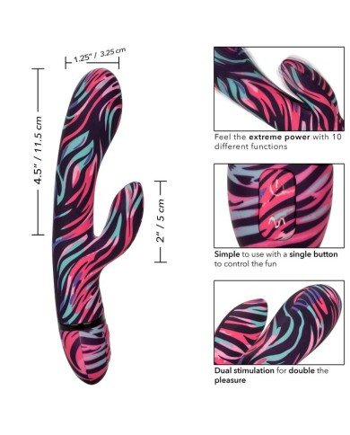 CALEXOTICS VIBRADOR MENAGE A MOI DUAL WAND CALEXOTICS VIBRADOR MENAGE A MOI DUAL WAND