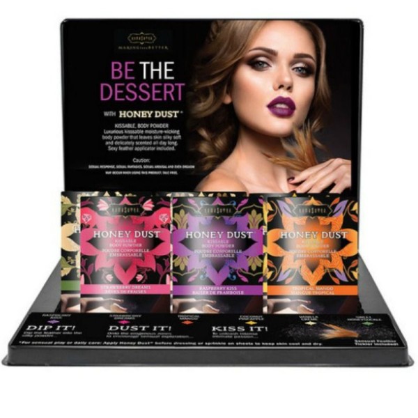 KAMASUTRA EXPOSITOR POLVOS COMESTIBLES HONEY DUST