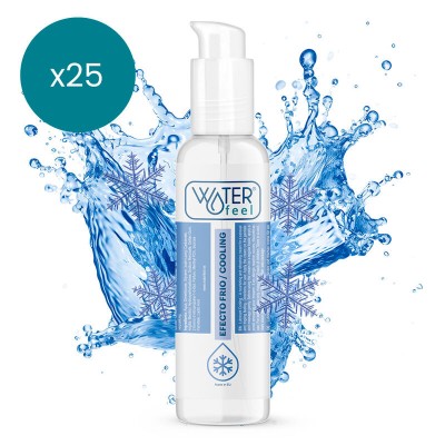 WATERFEEL LUBRICANTE EFECTO FRIO 150 ML PACK 25 UDS
